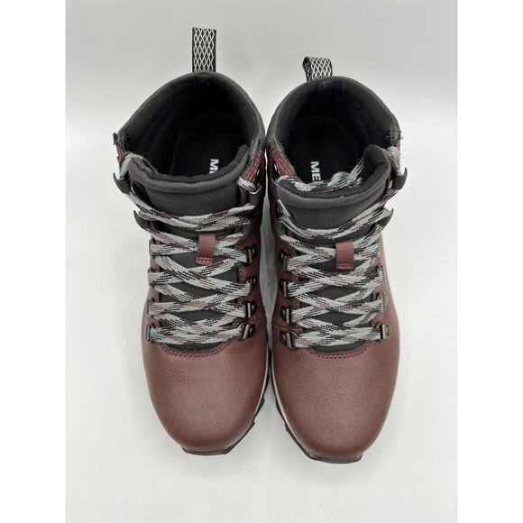 Merrell Alpine Hiker Lace Up Hiking Boots, Burgundy Womens Size 6.5 US NIB - Picture 4 of 12